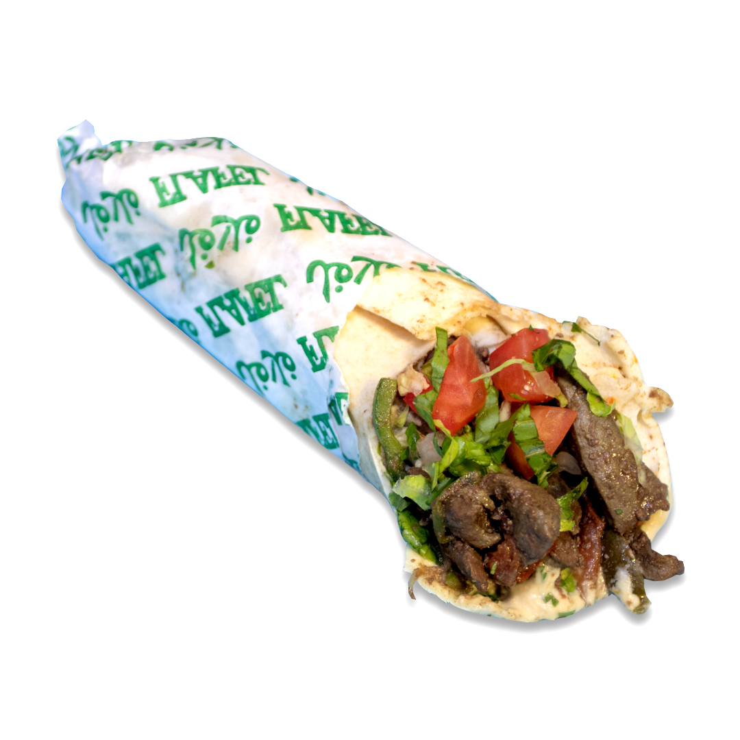 Sandwich liver/Hummous